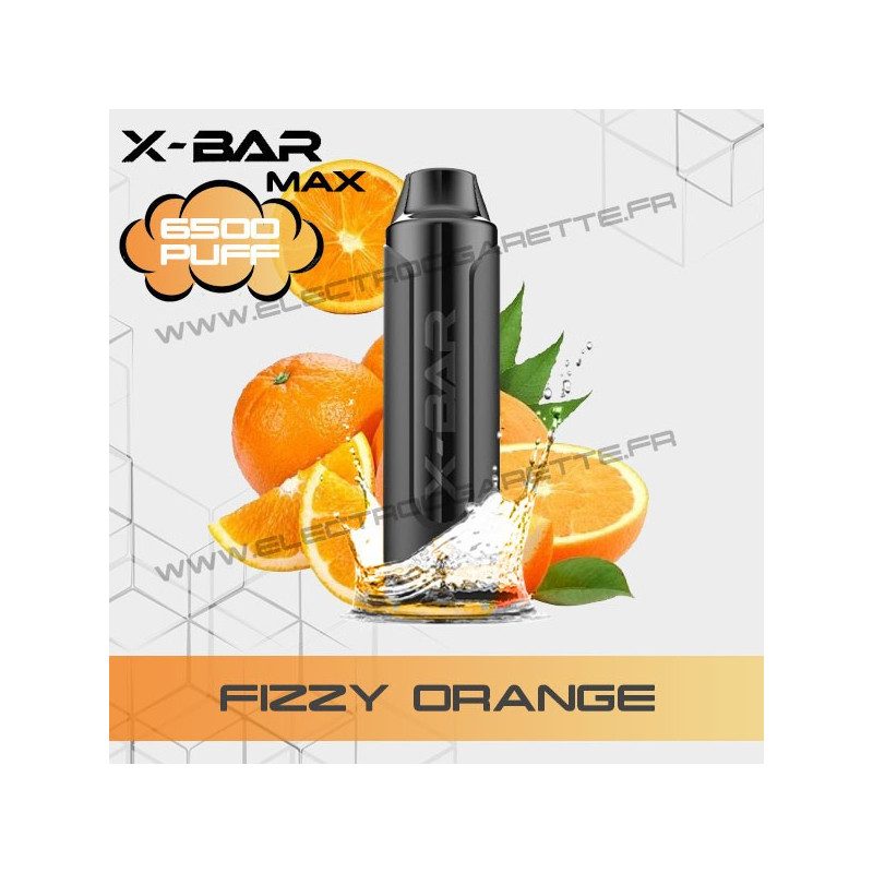Fizzy Orange - X-Bar Max - Vape Pen - Cigarette jetable