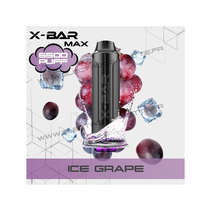 Ice Grape - X-Bar Max - Vape Pen - Cigarette jetable