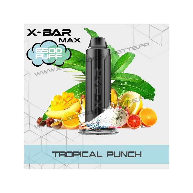 Tropical Punch - X-Bar Max - Vape Pen - Cigarette jetable