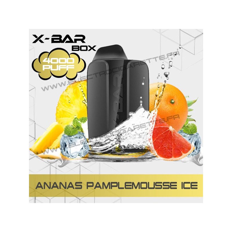 Ananas Pamplemousse Ice - X-Bar Box - Vape Pen - Cigarette jetable