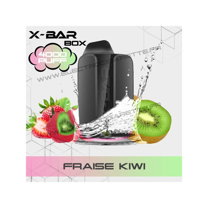 Fraise Kiwi - X-Bar Box - Vape Pen - Cigarette jetable