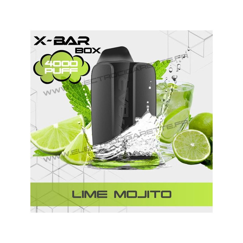 Lime Mojito - X-Bar Box - Vape Pen - Cigarette jetable