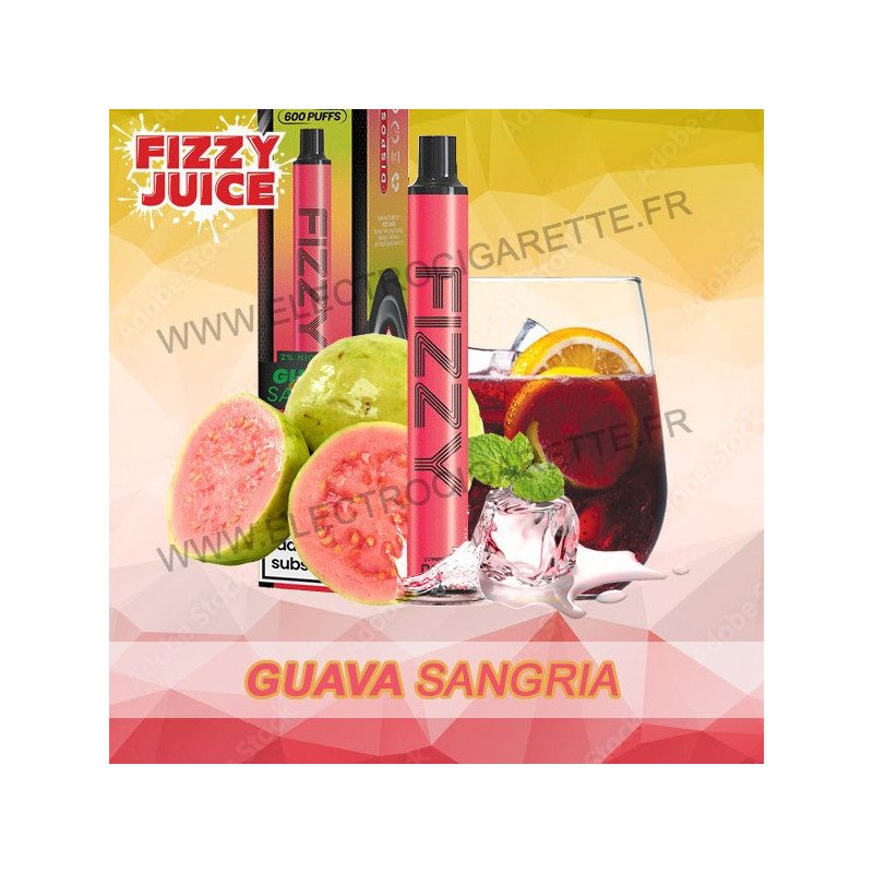 Guava Sangria - Fizzy Juice Bar - Vape Pen - Cigarette jetable