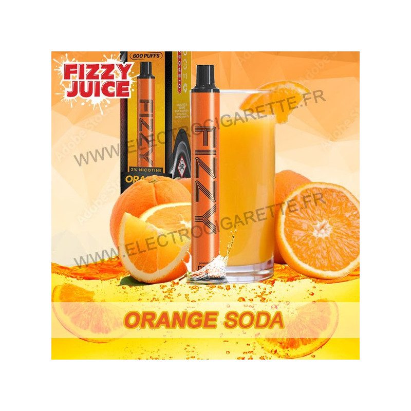Orange Soda - Fizzy Juice Bar - Vape Pen - Cigarette jetable