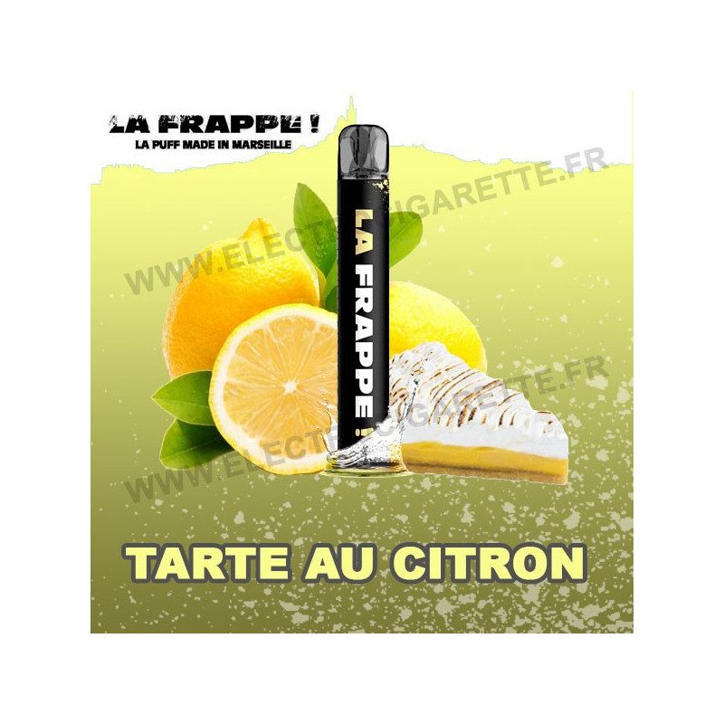 Tarte au Citron - Puff La Frappe - Vape Pen - Cigarette jetable - 600 bouffées