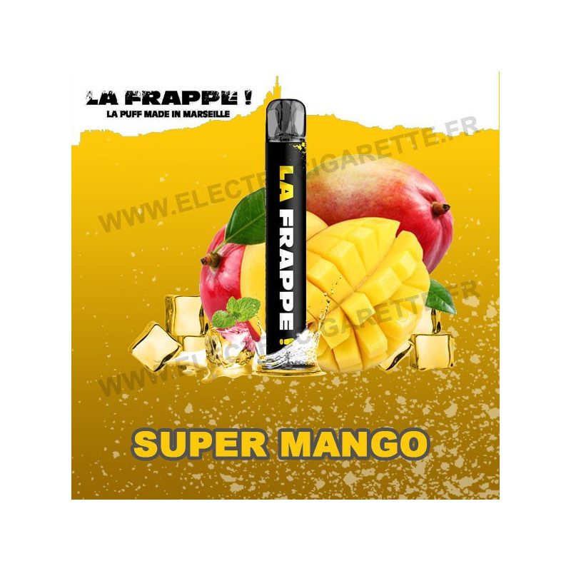 Super Mango - Puff La Frappe - Vape Pen - Cigarette jetable - 600 bouffées