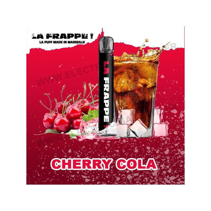Cherry Cola - Puff La Frappe - Vape Pen - Cigarette jetable - 600 bouffées