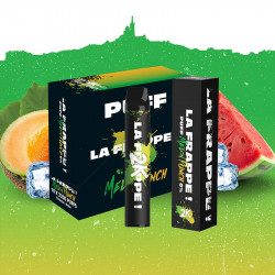 Melon Punch - Puff La Frappe 2K - 2200 Puffs - Vape Pen - Cigarette jetable