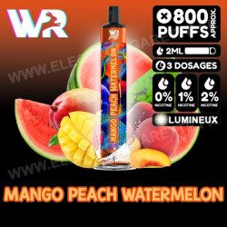Mango Peach Watermelon - White Rabbit Puff - 800 Puffs - Vape Pen - Cigarette jetable - Effet Lumineux