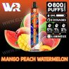 Mango Peach Watermelon - White Rabbit Puff - 800 Puffs - Vape Pen - Cigarette jetable - Effet Lumineux