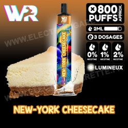 New-York Cheesecake - White Rabbit Puff - 800 Puffs - Vape Pen - Cigarette jetable - Effet Lumineux
