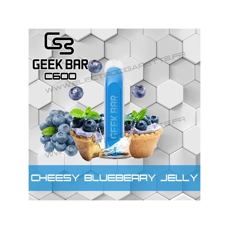 Cheesy Blueberry Jelly - Geek Bar C600 - Geek Vape - Vape Pen - Cigarette jetable