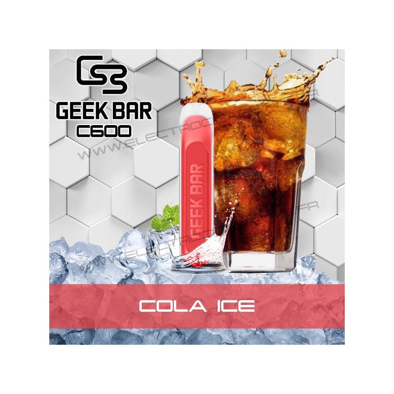 Cola Ice - Geek Bar C600 - Geek Vape - Vape Pen - Cigarette jetable