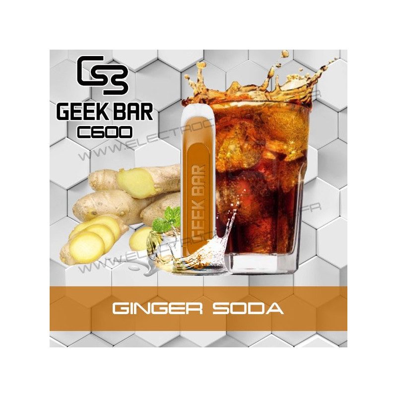 Ginger Soda - Geek Bar C600 - Geek Vape - Vape Pen - Cigarette jetable