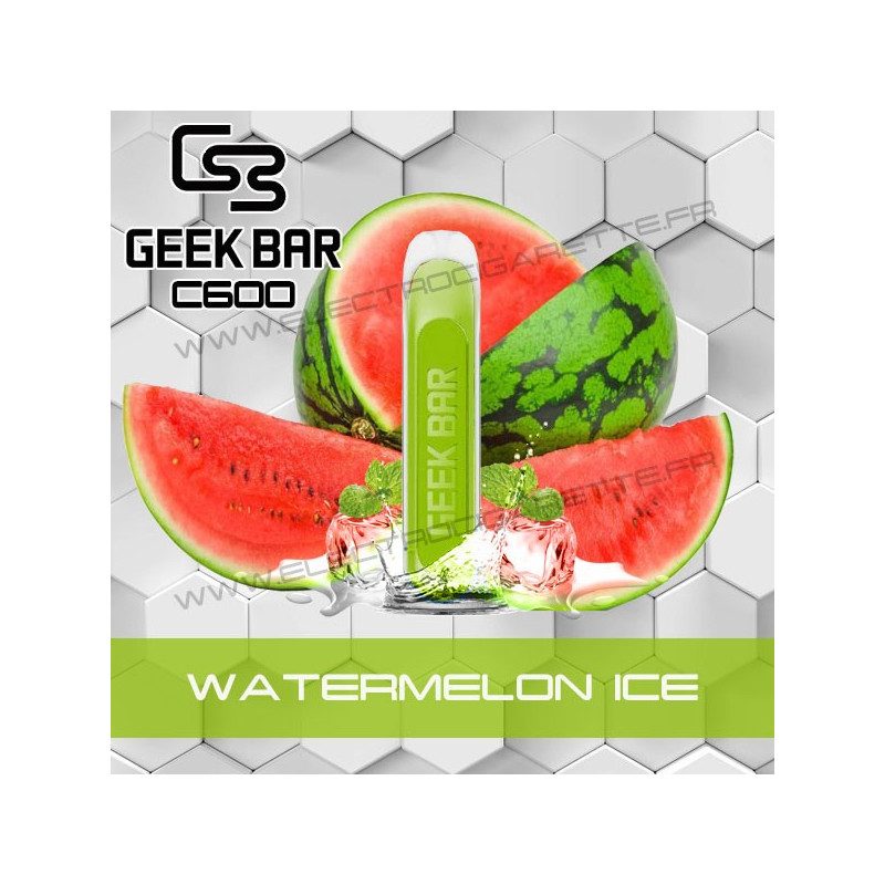 Watermelon Ice - Geek Bar C600 - Geek Vape - Vape Pen - Cigarette jetable