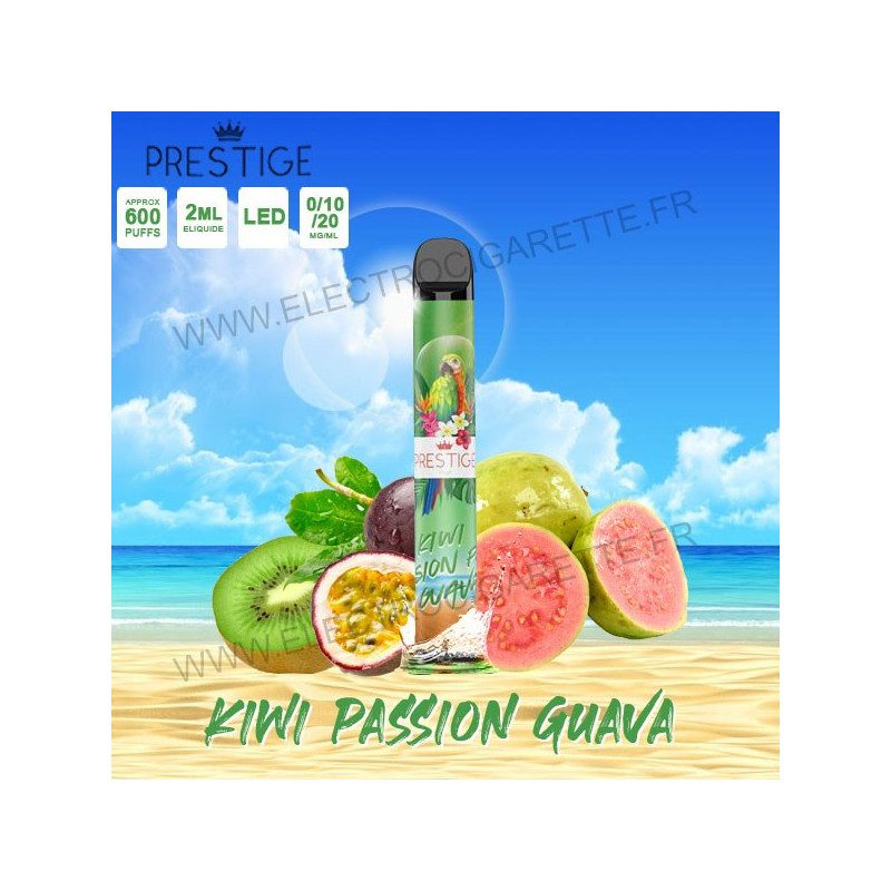 Kiwi Passion Guava - Prestige Puff - Vape Pen - Cigarette jetable