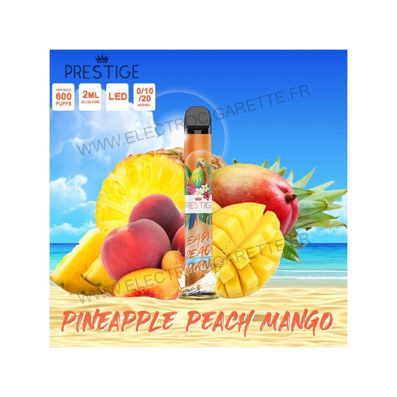 Pineapple Peach Mango - Prestige Puff - Vape Pen - Cigarette jetable