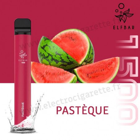 Pastèque - Elf Bar 1500 - 850mah 4.8ml - Vape Pen - Cigarette jetable