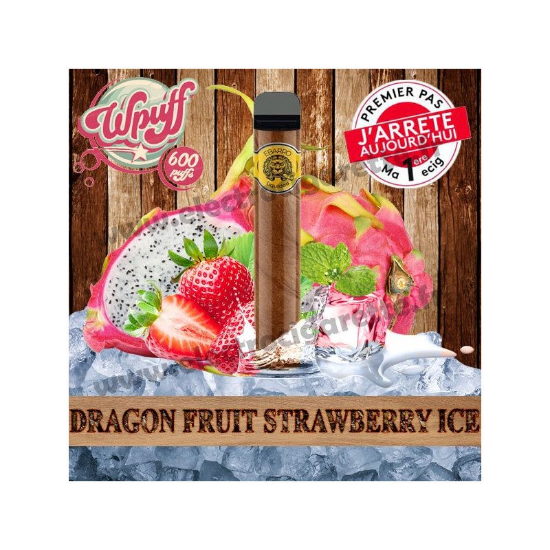 Dragon Fruit Strawberry Ice - Wpuff - Ebarro - Vape Pen - Cigarette jetable