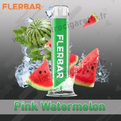 Pink Watermelon - Watermelon Rose - FlerBar - Puff Vape Pen - Cigarette jetable