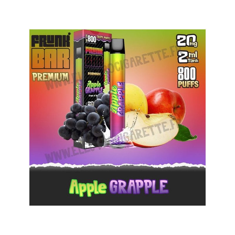 Apple Grapple - Frunk Bar Premium - Vape Pen - Cigarette jetable