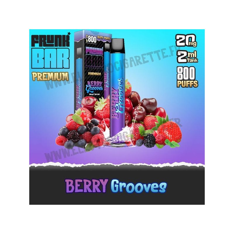 Berry Grooves - Frunk Bar Premium - Vape Pen - Cigarette jetable