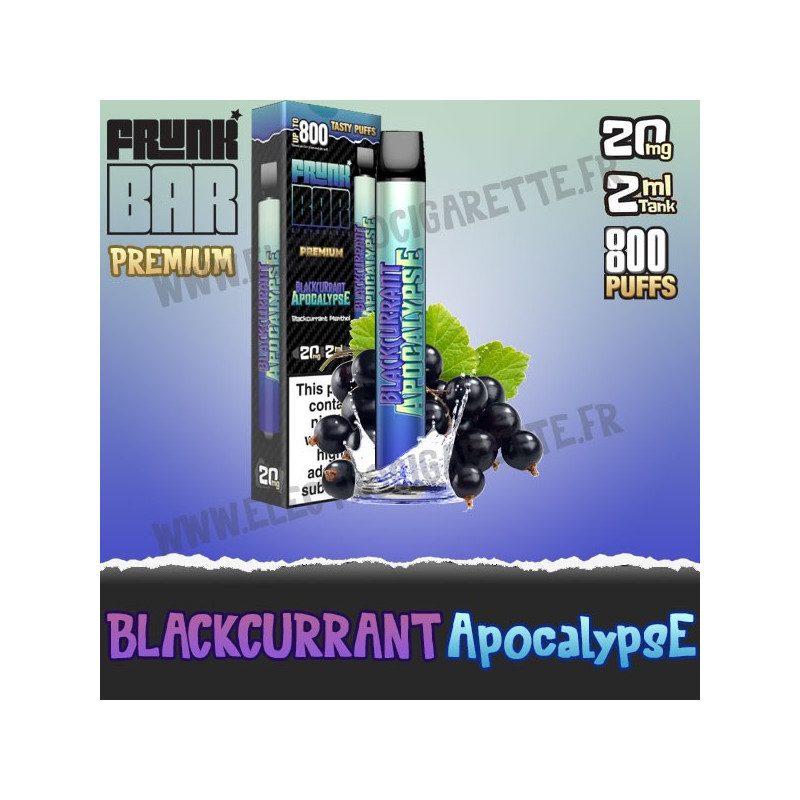 Blackurrant Apocalypse - Frunk Bar Premium - Vape Pen - Cigarette jetable