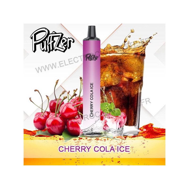 Cherry Cola Ice - Puffzer - Vape Pen - Puff Cigarette jetable - 600 puffs