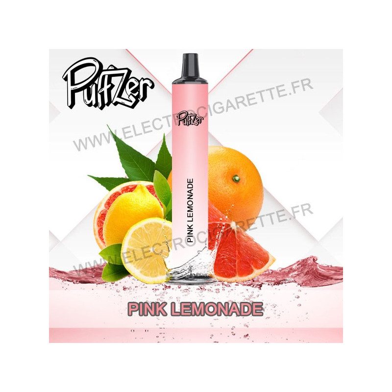 Pink Lemonade - Puffzer - Vape Pen - Puff Cigarette jetable - 600 puffs