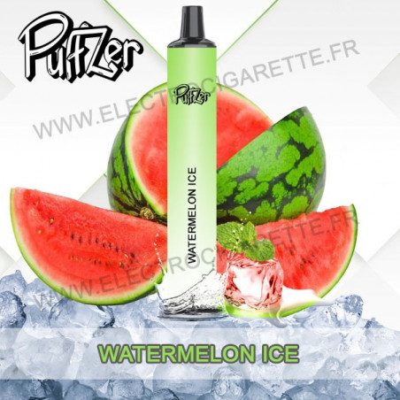 Watermelon Ice - Puffzer - Vape Pen - Puff Cigarette jetable - 600 puffs