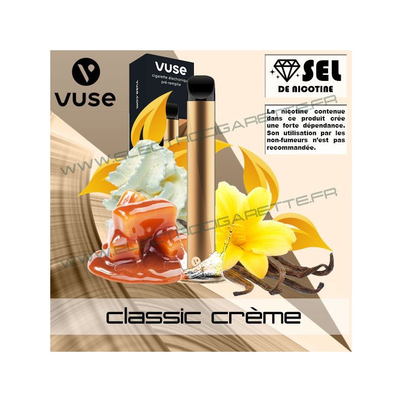 Classique Crème - Cigarette Jetable - Puff Vuse - 500 puffs