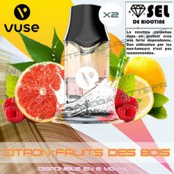 Cartouche EPOD Citron Fruits des Bois - Pod VPro ePod - 2 x Capsules - Vuse (ex Vype)