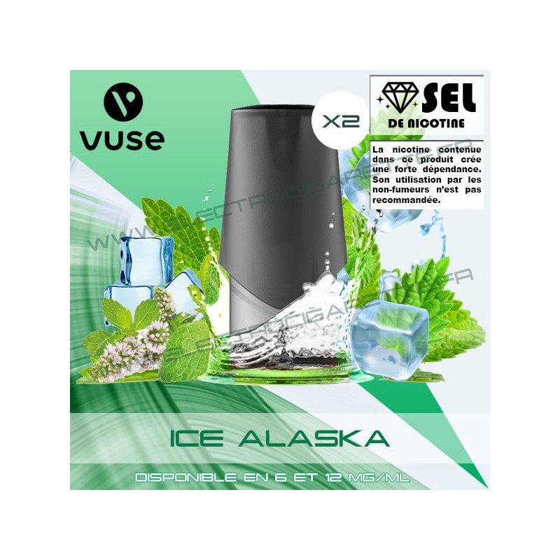 Cartouche EPEN3PRO Pod Vype ePen 3 Pro Ice Alaska - 2 x Capsules - Vuse (ex Vype) - Sel de nicotine