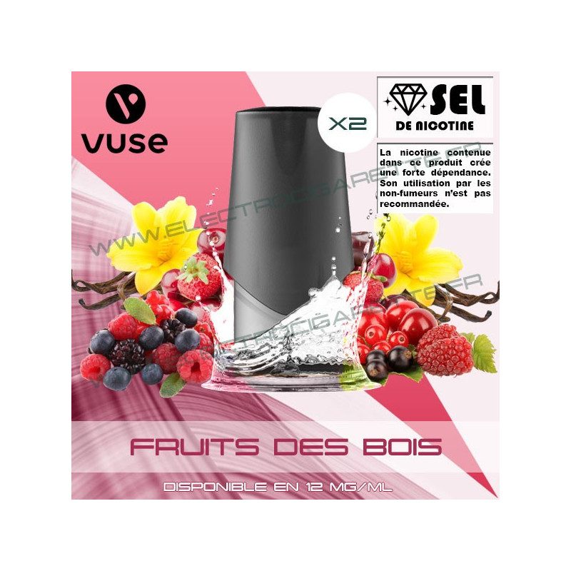 Cartouche EPEN3PRO Pod Vype ePen 3 Pro Fruits des bois - 2 x Capsules - Vuse (ex Vype) - Sel de nicotine
