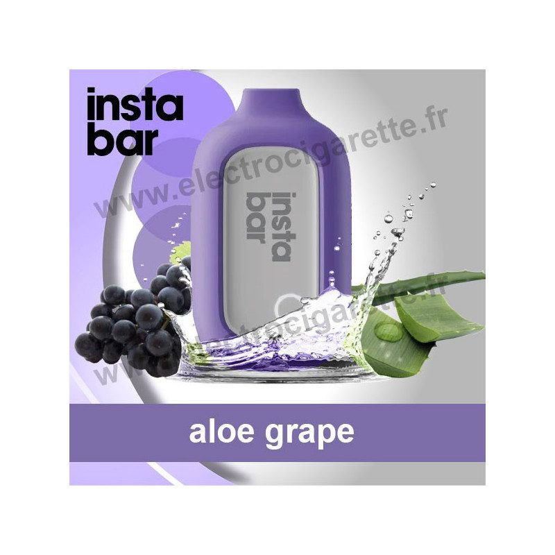 Aloe Grape - Instabar - Vape Pen - Cigarette jetable