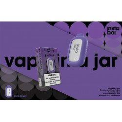 Aloe Grape - Instabar - Vape Pen - Cigarette jetable - Boite
