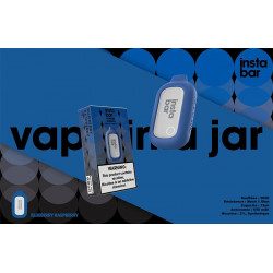 Blueberry Raspberry - Instabar - Vape Pen - Cigarette jetable - Boite