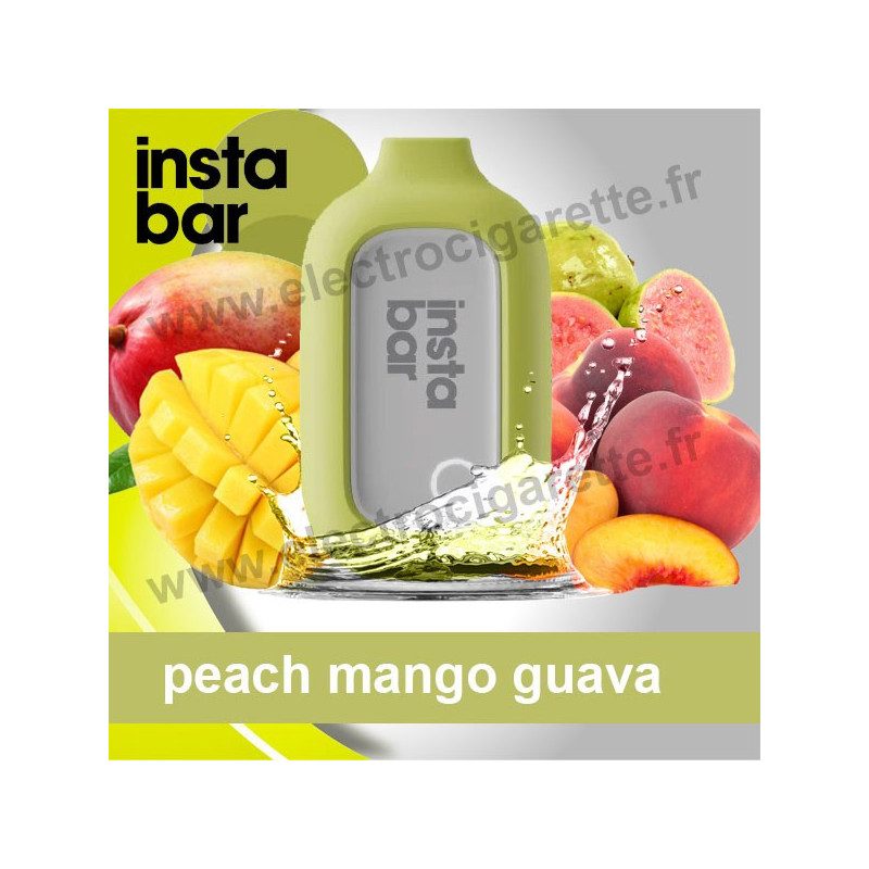 Peach Mango Guava - Instabar - Vape Pen - Cigarette jetable