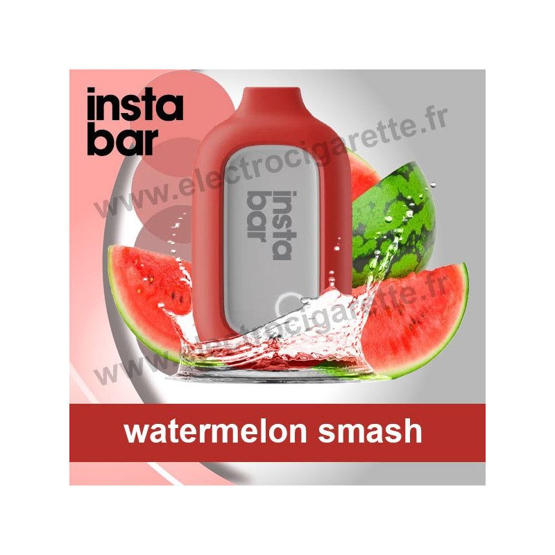 Watermelon Smash - Instabar - Vape Pen - Cigarette jetable