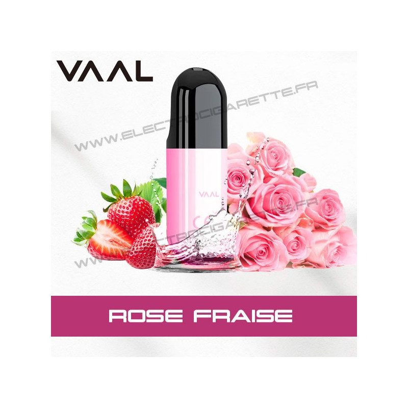 Rose Strawberry - Rose Fraise - VAAL Q Bar - Joyetech - Vape Pen - Cigarette jetable