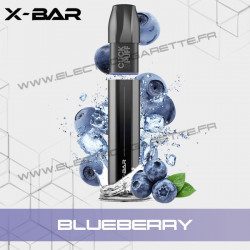 Blueberry - Myrtille Fraiche - X-Bar Click Puff - Vape Pen - Cigarette jetable