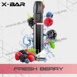 Fresh Berry - Fruits Rouges Frais - X-Bar Click Puff - Vape Pen - Cigarette jetable
