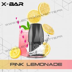 Pod Pink Lemonade - Limonade aux agrumes - X-Bar Click Puff - Cartouche Pod