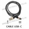 Câble USB-C - 1?mètre - 5A - Gris