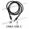 Câble USB-C - 1?mètre - 5A - Noir
