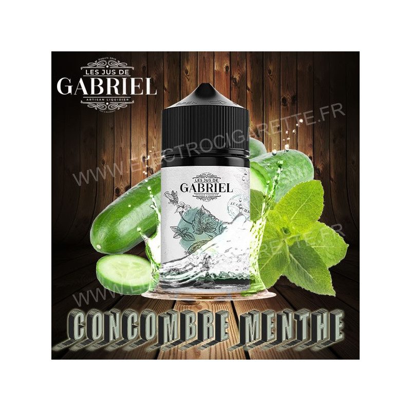 Concombre Menthe - Les jus de Gabriel - Laboratoire H2O - ZHC 50ml
