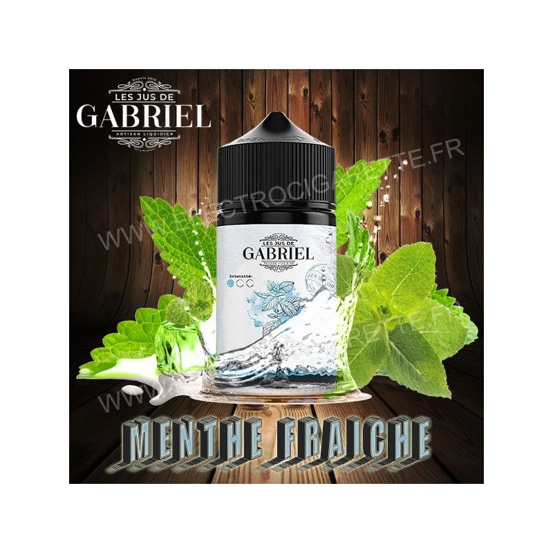 Menthe Fraiche - Les jus de Gabriel - Laboratoire H2O - ZHC 50ml