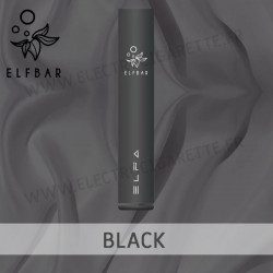 Cigarette rechargeable Elfa par Elf Bar - 500 mah - 2ml - Vape Pen - Couleur Black
