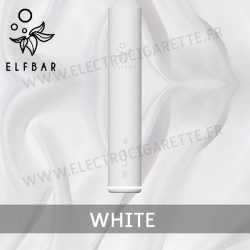 Cigarette rechargeable Elfa par Elf Bar - 500 mah - 2ml - Vape Pen - Couleur White