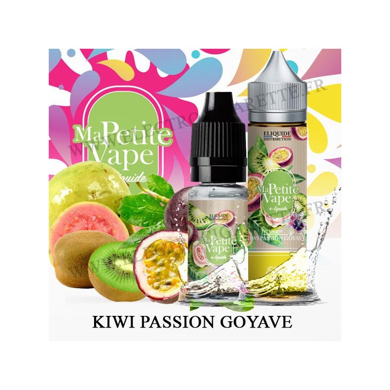 Kiwi Passion Goyave - Ma petite vape - Eliquide 10ml ou ZHC 50ml